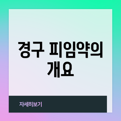 경구 피임약의 개요