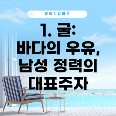 1. 굴: 바다의 우유, 남성 정력의 대표주자