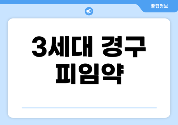 3세대 경구 피임약