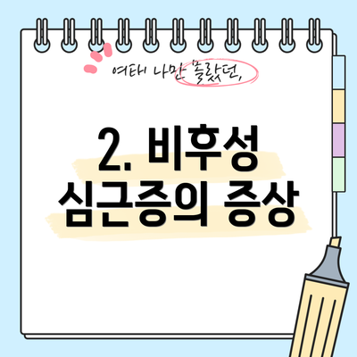 2. 비후성 심근증의 증상