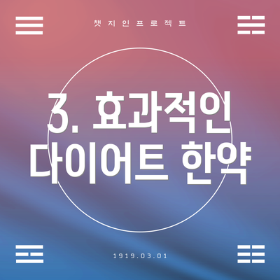 3. 효과적인 다이어트 한약