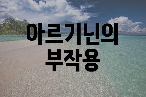 아르기닌의 부작용