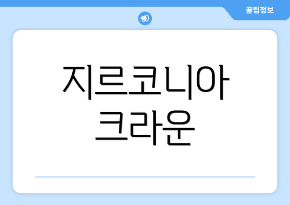 지르코니아 크라운