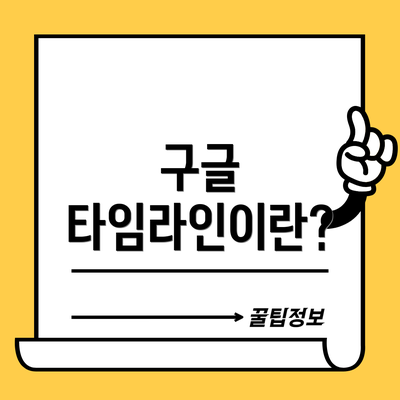 구글 타임라인이란?
