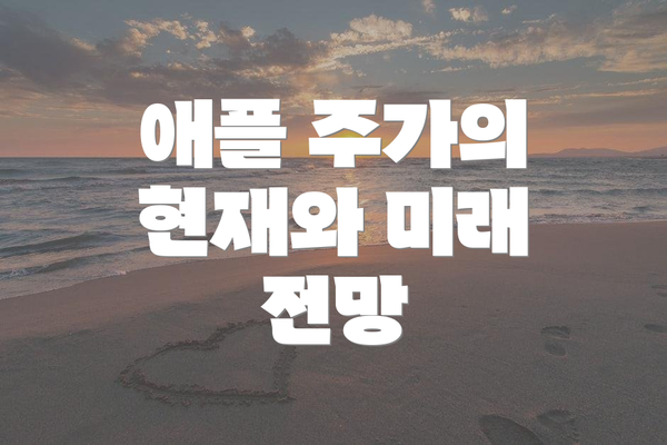 애플 주가의 현재와 미래 전망