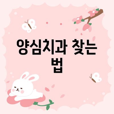 양심치과 찾는 법